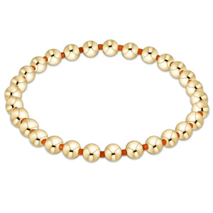 Gameday Hope Grateful 5mm Bead Bracelet - Bright Orange