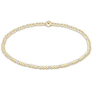 Gameday Hope Sincerity 2mm Bead Bracelet - White