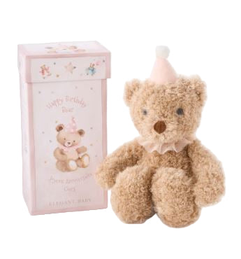 Birthday Bear Plush with Gift Box
