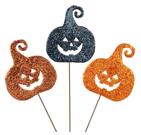 Glitter Jack O Lanterns