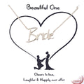 18K Gold Bride 16"-18" Necklace