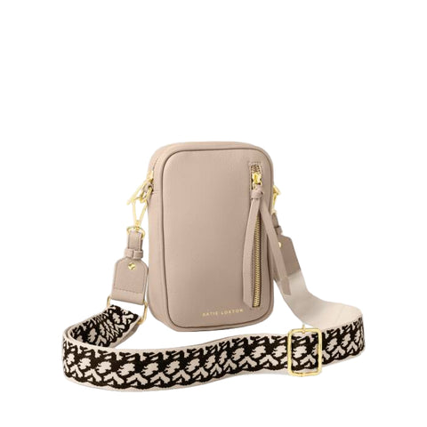 Hallie Small Crossbody Bag Light Taupe