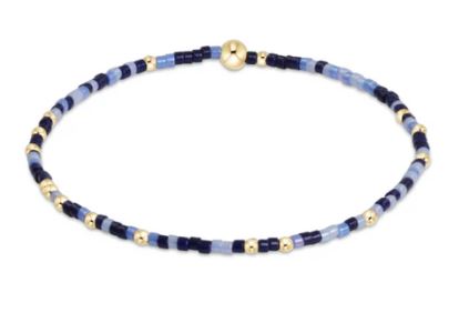 Hope Unwritten Bringin' Blue-ty Back Bead Bracelet