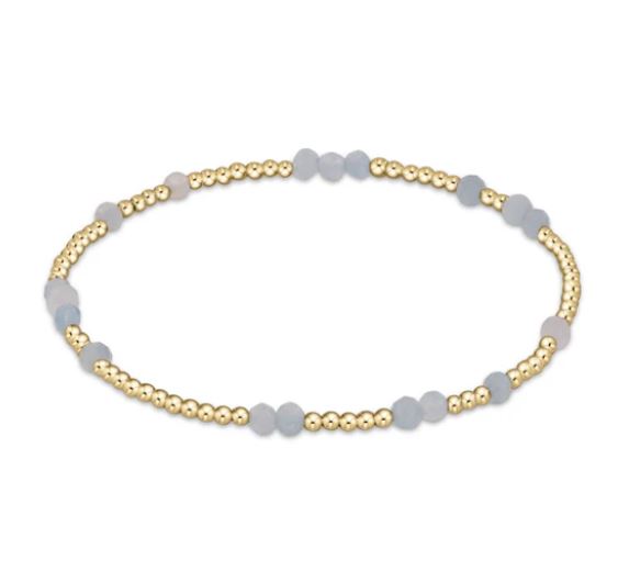 Hope Unwritten Gemstone Bracelet - Aquamarine