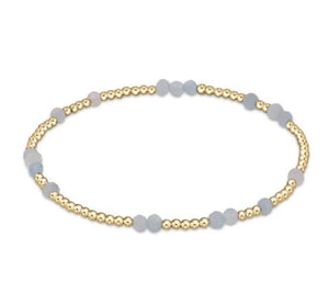 Hope Unwritten Gemstone Bracelet - Aquamarine