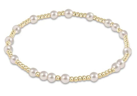 Hope Unwritten Pearl 4mm Bead Bracelet