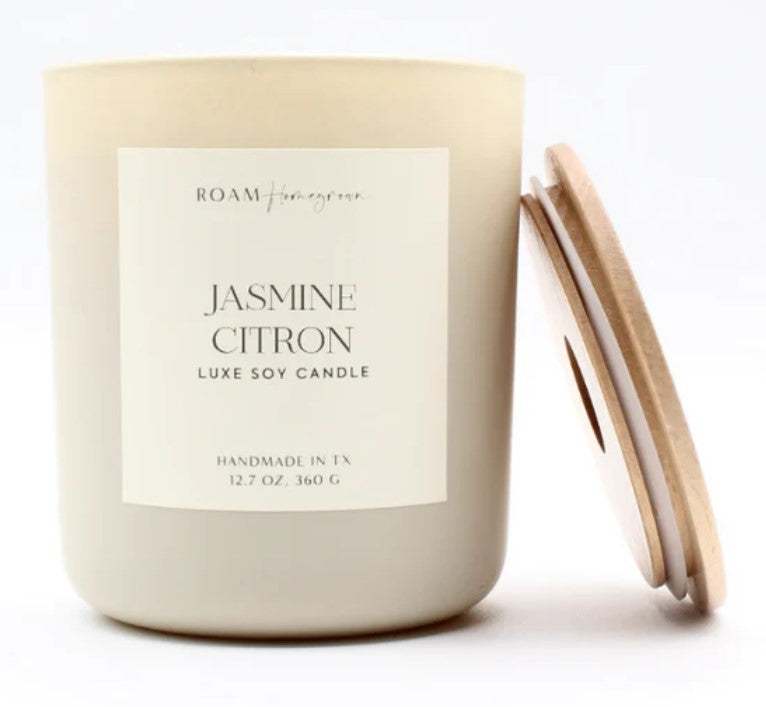 Jasmine Citron Luxe Cream Soy Candle
