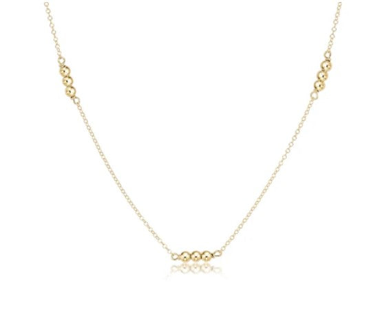 Joy Simplicity 3mm Choker Necklace 15"