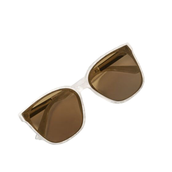 Savannah Sunglasses - White Marble