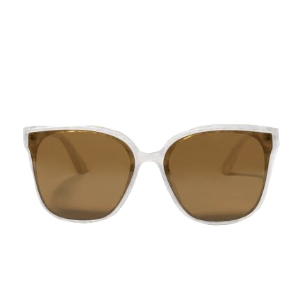 Savannah Sunglasses - White Marble