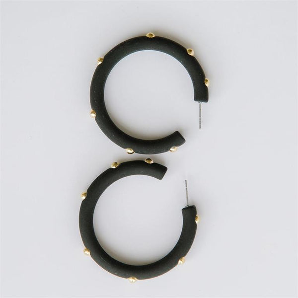 Candace Black Earrings