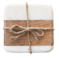Marble Square Coaster Set