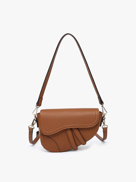 Marisol Vegan Asymmetrical Saddle Bag