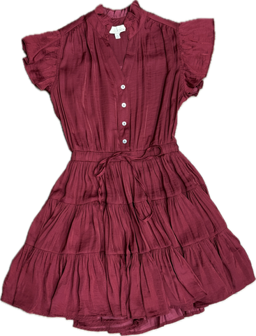 Marisol Maroon Mini Dress