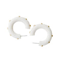 Candace White Earrings