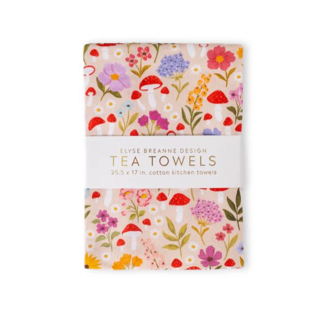 Meadow Mushroom Tea Towels