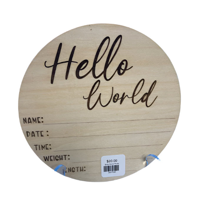 Baby Name Plates