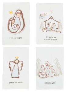 Nativity Tea Towel