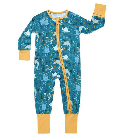 Ocean Convertible Onesie