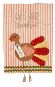 Thanksgiving Dangle Leg Tea Towel