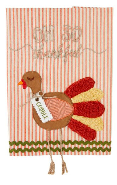 Thanksgiving Dangle Leg Tea Towel