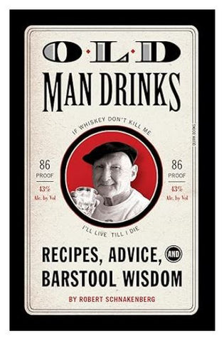 Old Man Drinks Book