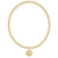 Ole Miss Ecollegiate Gold 3mm Bracelet