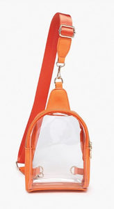 Ellen Clear Sling Bag w/ Removable Guitar Strap