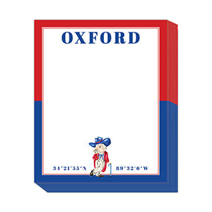 Oxford Coordinates Red & Blue Rebel Stack Pad