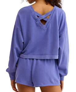 Crissy Blue Sweatshirt