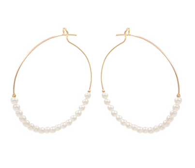 Pearl Hoops