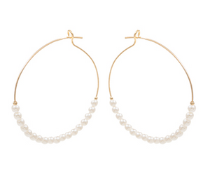 Pearl Hoops