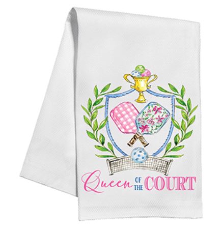 Pickleball Queen of the Court Tea Towel