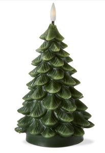 Pine Tree Led Candle Large