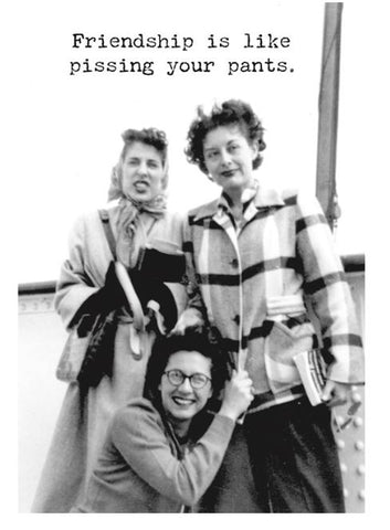 Pissing Your Pants Card