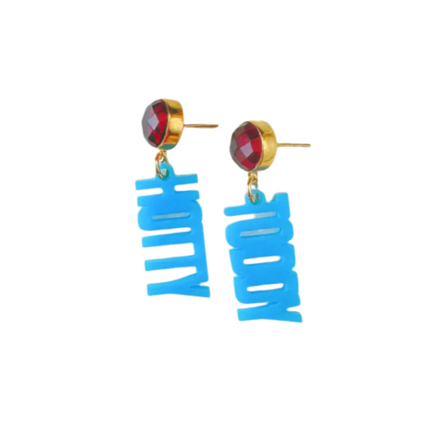 Mini Powder Blue HOTTY TODDY Earrings