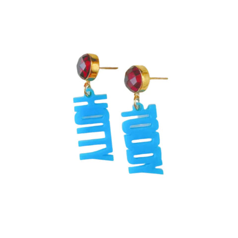 Mini Powder Blue HOTTY TODDY Earrings
