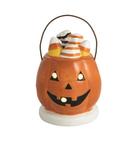 Pumpkin Basket Light Up Sitter
