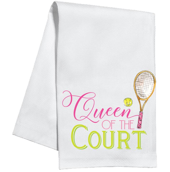 Queen of the Court Tea Towel