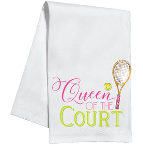 Queen of the Court Tea Towel