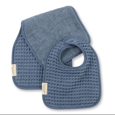 Bib & Burp Set - Reversible