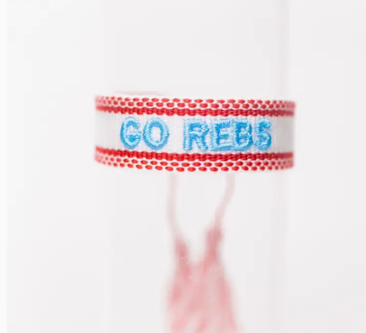 Go Rebs Embroidered Bracelet