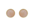 Rose Stone Circle Studs