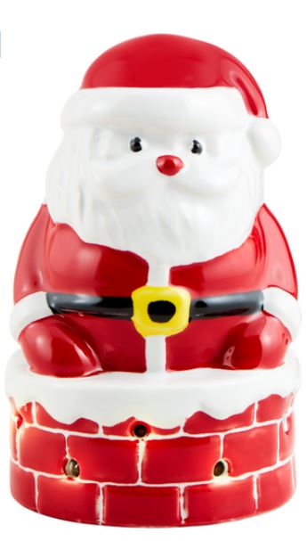 Santa Chimney Light-Up Sitter