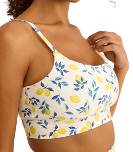 Shine On Lemon Sports Bra