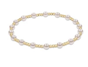 Sincerity Pearl Bead Bracelet