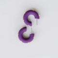 Candace Plum Earrings