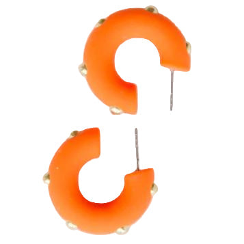 Candace Orange Earrings
