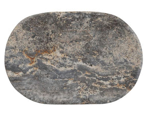 Travertine Soap Dish Gray