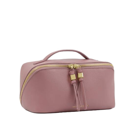 Dusty Rose Soho Makeup Bag